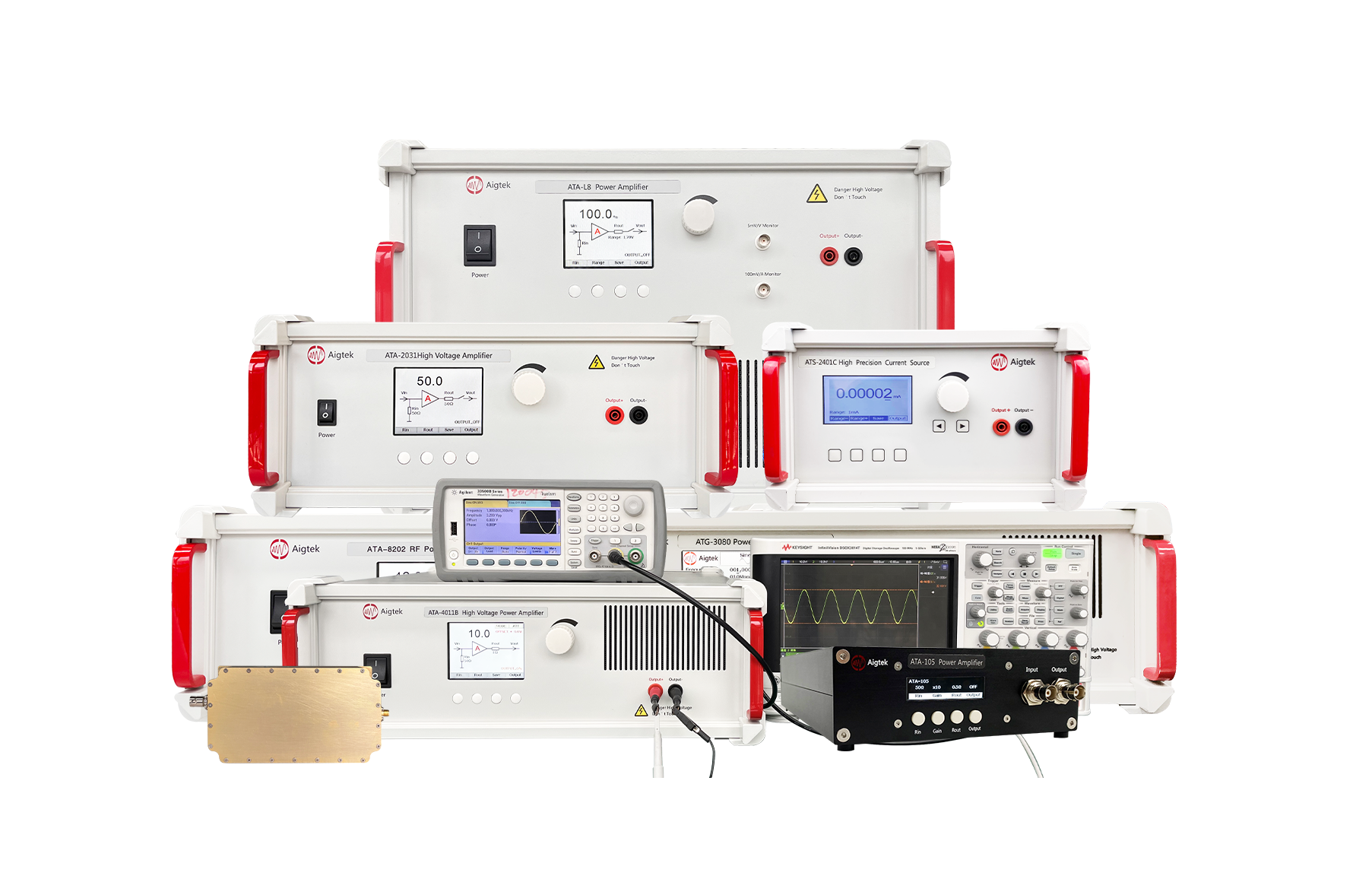 安泰电子压电叠堆测试新品——ATA-P1005功率放大器
