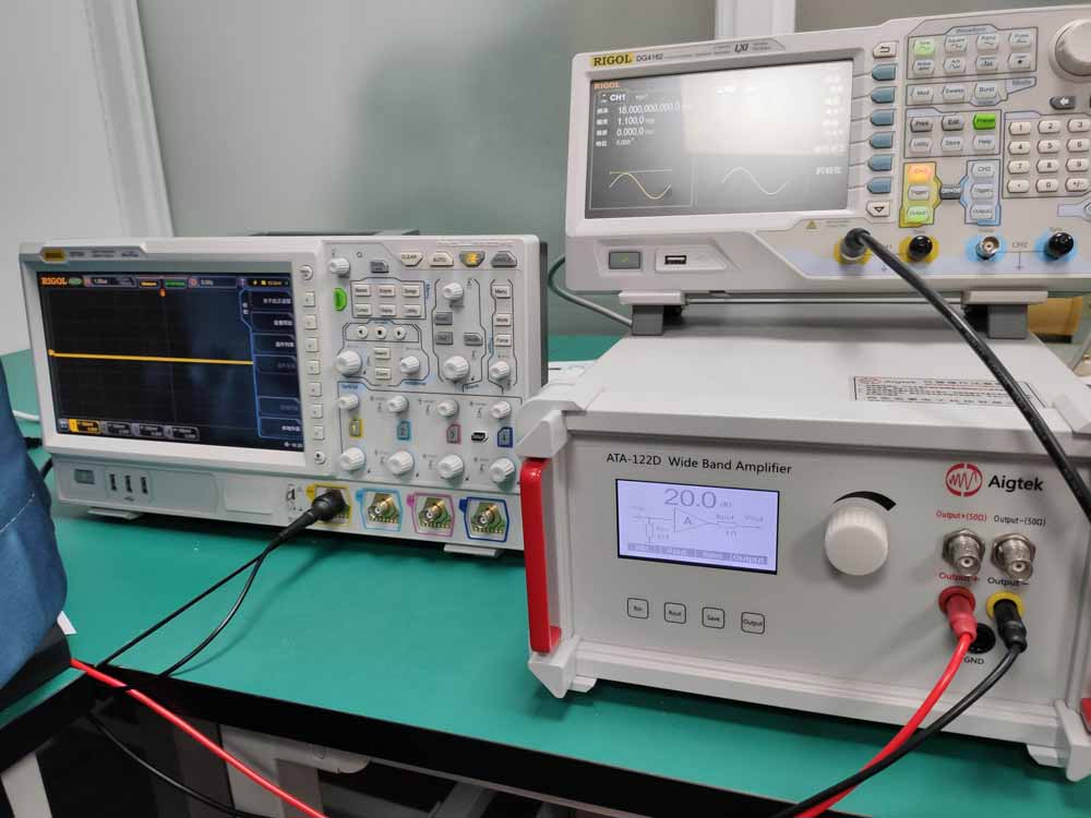 功率放大器在μLED器件光电特性研究中的应用