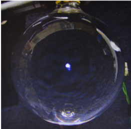 浓硫酸（85%）中单个氩气泡声致发光