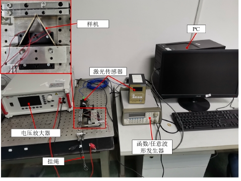 V型粘滑式压电驱动器设计与实验研究实拍图